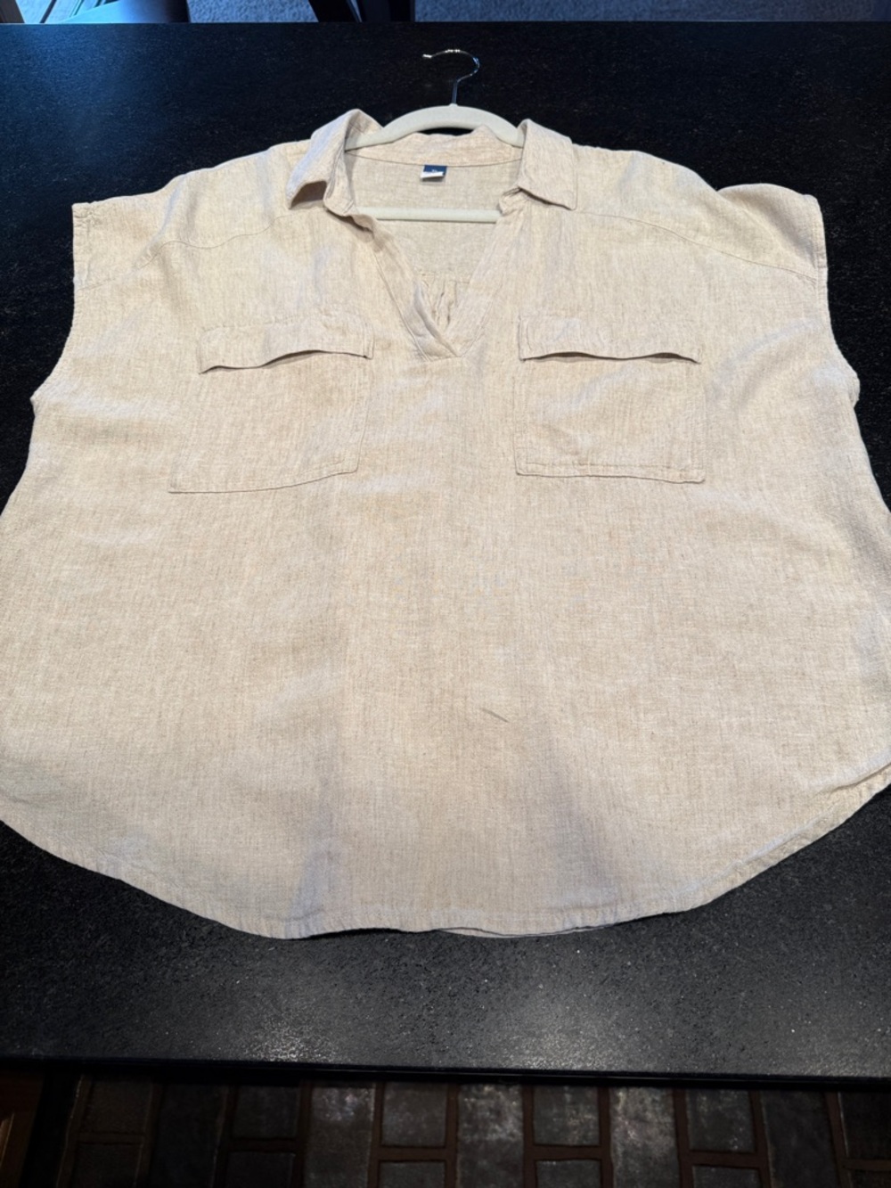 Old Navy,beige, dolman sleeve, shirt, size XL